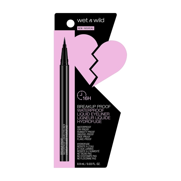 Wet n Wild, Breakup Proof WaterProof Liquid Eyeliner 0.9 ml 